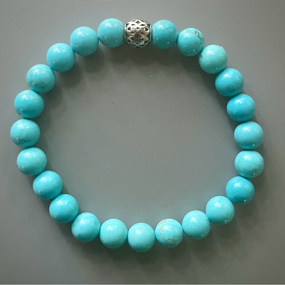 Turquoise Handcrafted Bead Bracelet